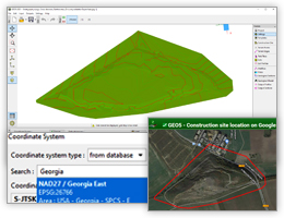 GEO5 - Coordinate Systems